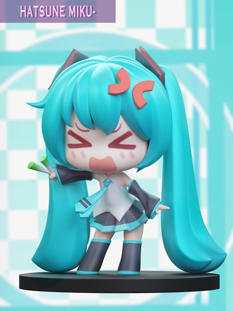 Chao She Studio - Project Sekai Green onion Hatsune Miku Statue(GK)