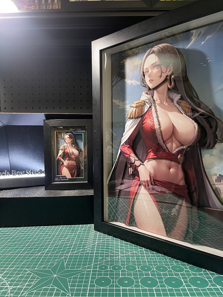 IN-STOCK Black Box Studio - One piece Decorative Frame of Boa Hancock Scene