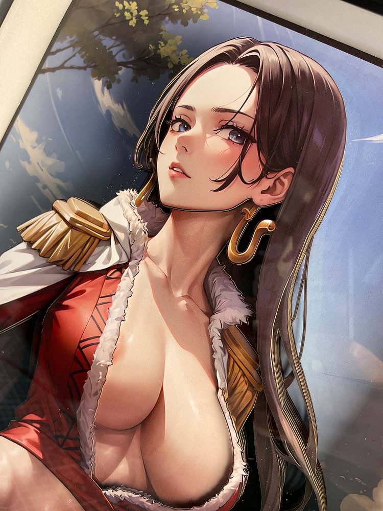 IN-STOCK Black Box Studio - One piece Decorative Frame of Boa Hancock Scene