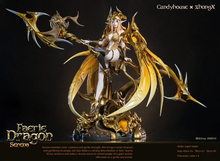 Candy House Studio - Original Faerie Dragon Serena (Licensed) Statue(GK)