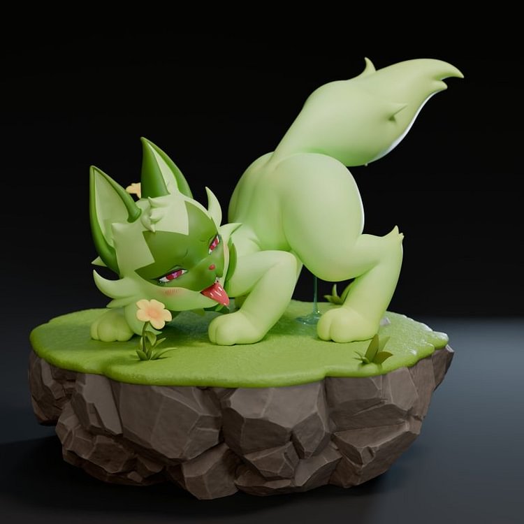 Spirit Demon Studio - Pokemon Sprigatito Statue(GK) (Adult 18+)
