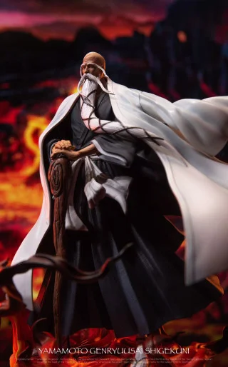 HO Studio - BLEACH - Yamamoto Genryusai Shigekuni with LED 1/6 Statue(GK)