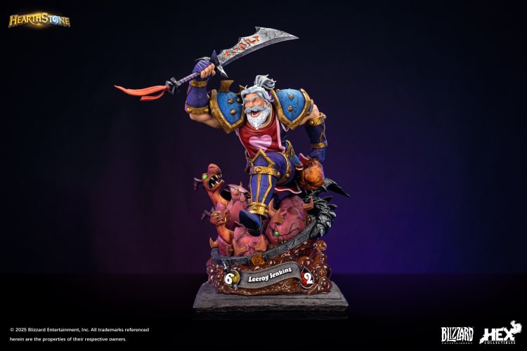 HEX Collectibles Studio & BLIZZARD ENTERTAINMENT - Hearthstone Leeroy Jenkins 1/6 *& 1/10 Statue (Licensed)-Statue Master