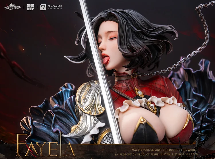 PJ Studio - Original AmerFort Sacrifice Knight Fayela (Licensed) 1/4 Statue(GK) (Adult 18+)