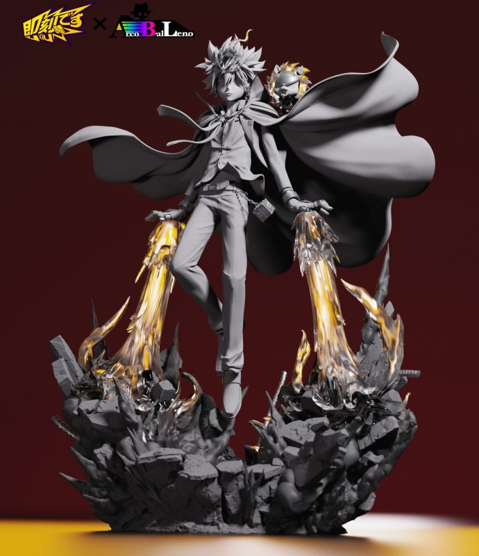 Ji ke Studio & Arcobaleno Studio - Katekyo Hitman Reborn Sawada Tsunayoshi the Tenth Generation Leader of the Vongola 1/6 Statue(GK)