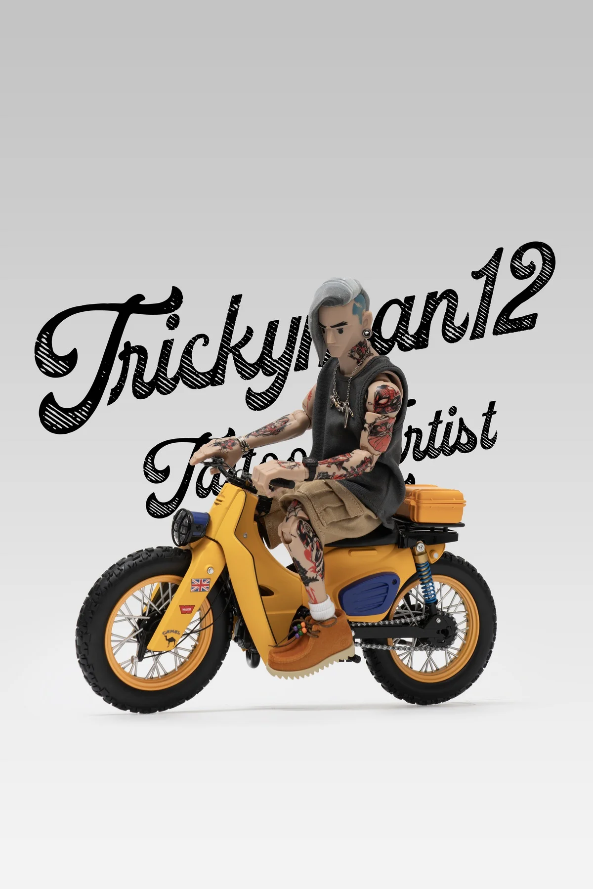 TrickyMan12 - 1/6 scale Tattoo Artist 2 Special Edition FB-10090-B Action Figure Statue 