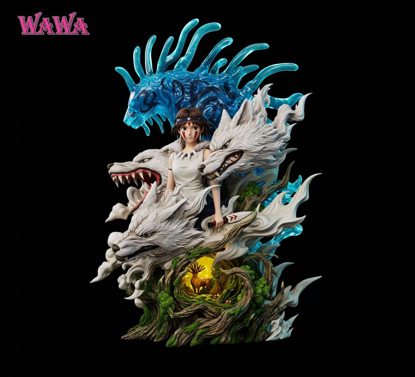 wawa studio Princess Mononoke Statue