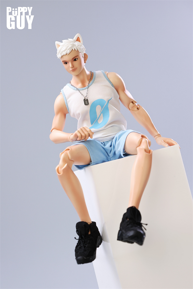WeArtDoing - Original BJD PUPPY GUY-WHITE (Licensed) Action Figure