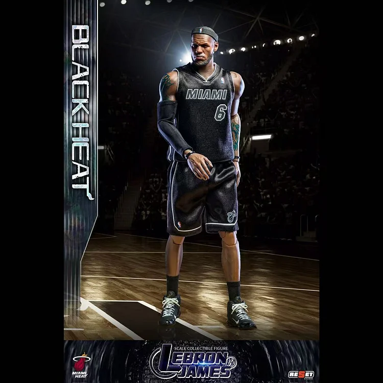 ReSet Studio - NBA Moment Series Miami Heat LeBron James Set 1/6 Statue(GK) Sports Celebrities-Statue Master