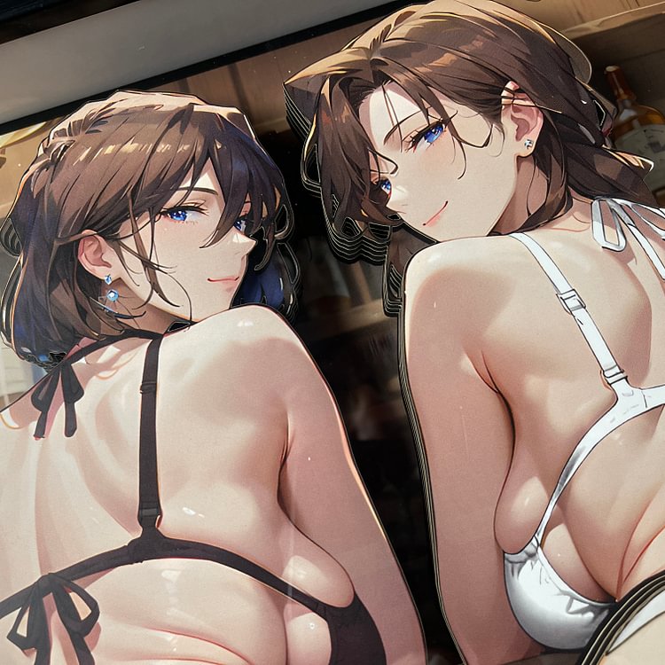 B&W Studio - Detective Conan - KKTB-021 Decorative Painting of Miyano Shiho and Mouri Ran Scene (Adult 18+)