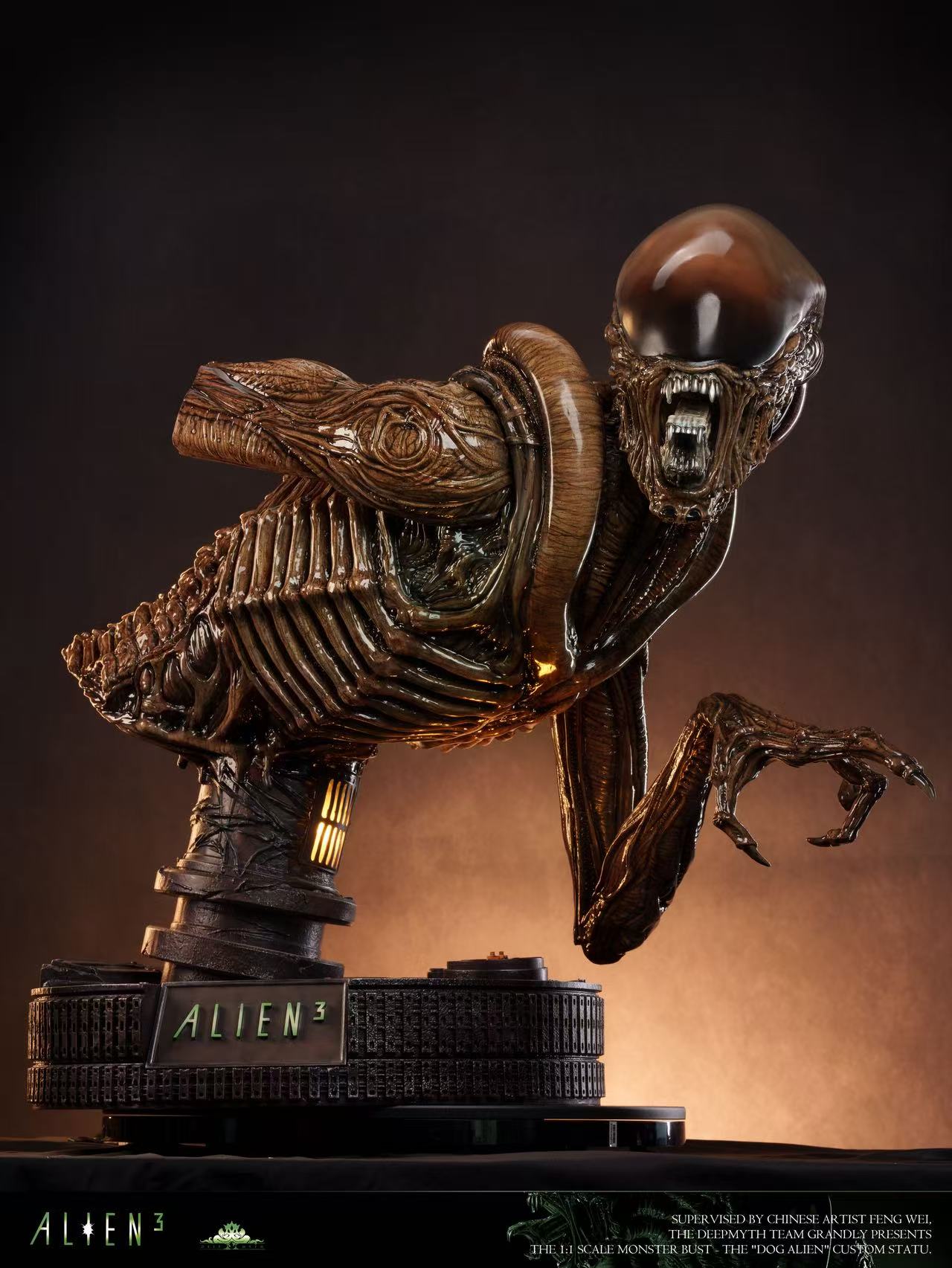  Deepmyth Studio Runner Alien Resin Statue Alien 3 Dog Alien GK Figure