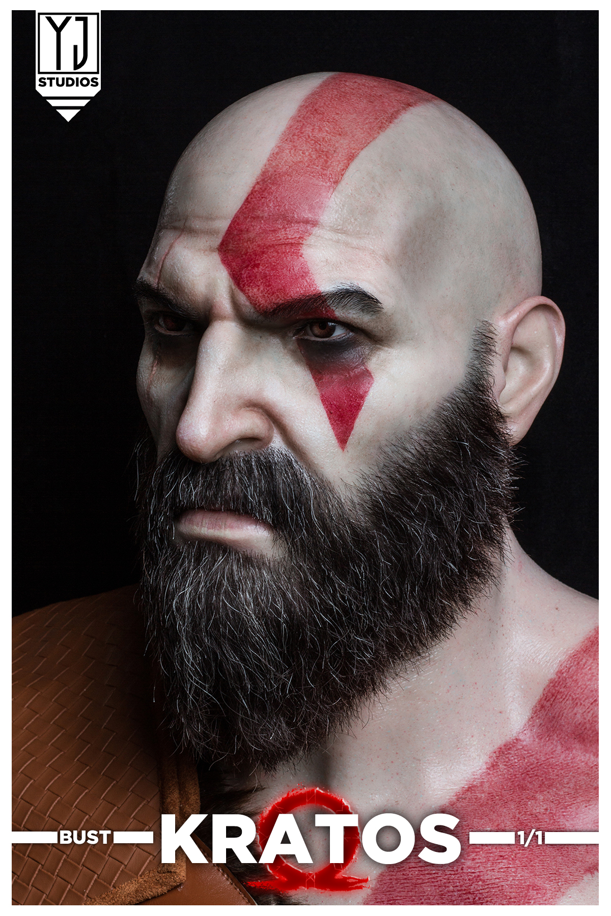 YJ Studio God Of War4 Kratos 11 BUST