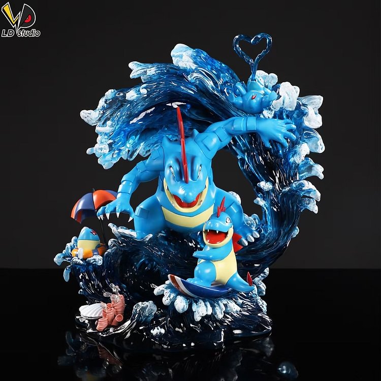 LD Studio - Pokémon Feraligatr Evolution Group Statue(GK)