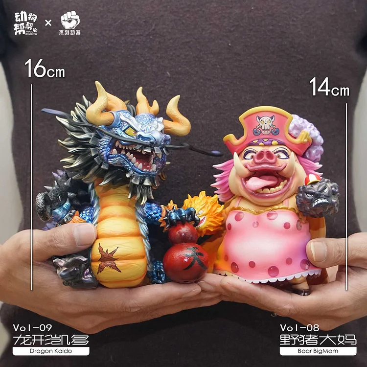 JacksDo Studio - One Piece Animal cos Kaido and Charlotte Linlin Statue(GK)