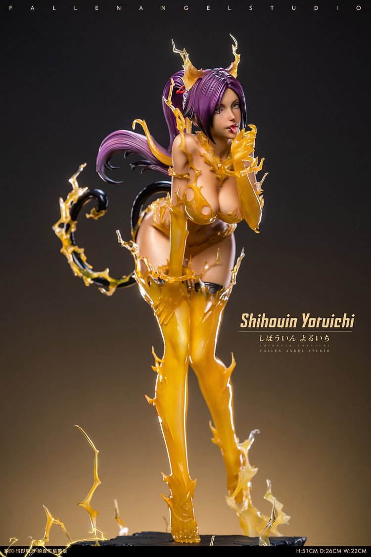 IN Stock Fallen Angel Studio - Bleach: Thousand-Year Blood War Shihouin Yoruichi 1/4 Statue(GK) (Adult 18+)