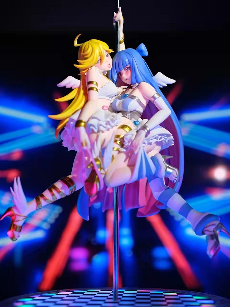 IN-stock Dragon stone studio Panty & Stocking with Garterbelt 1/6 Statue(GK) (Adult 18+)