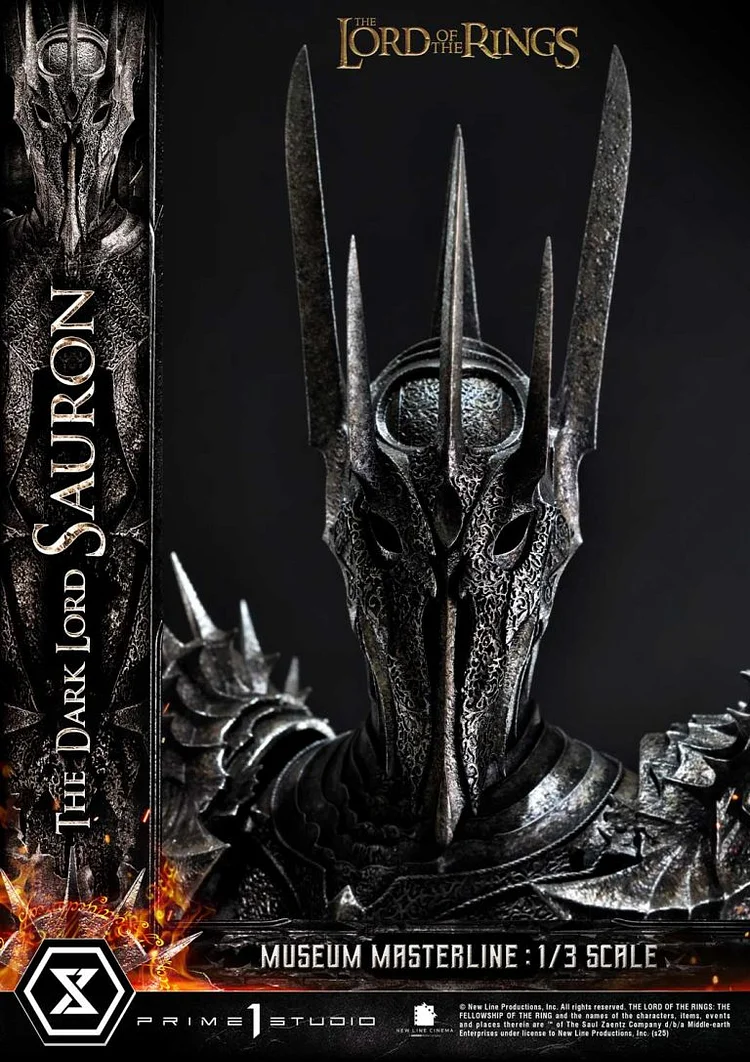 Prime 1 Studio - Museum Masterline The Lord of the Rings (Film) The Dark Lord Sauron MMLOTR-01 MMLOTR-01S (Licensed) Action Figure-Statue Master