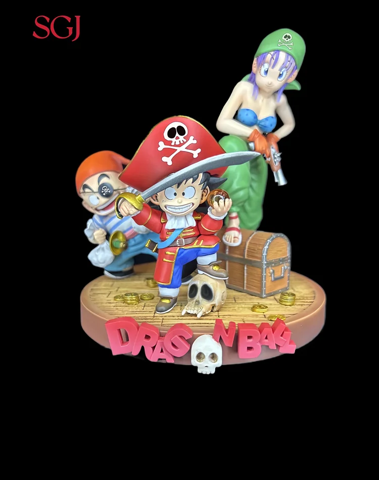 SGJ Studio - Dragon Ball Pirate Trio Goku & Krillin & Bulma Statue(GK)