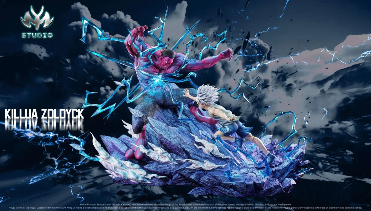 MY Studio - HUNTER×HUNTER Killua Zoldyck vs Menthuthuyoupi Statue