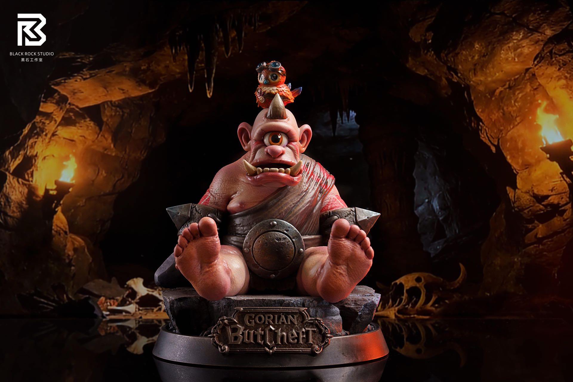 BR Studio Gryphon X Observer X Ogre Chibi Figure World of Warcraft
