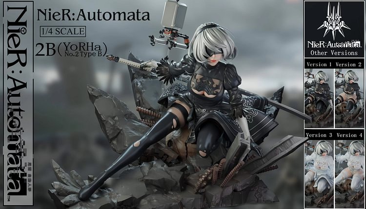 CROW Studio - NieR: Automata 2B 1/4 Statue(GK)