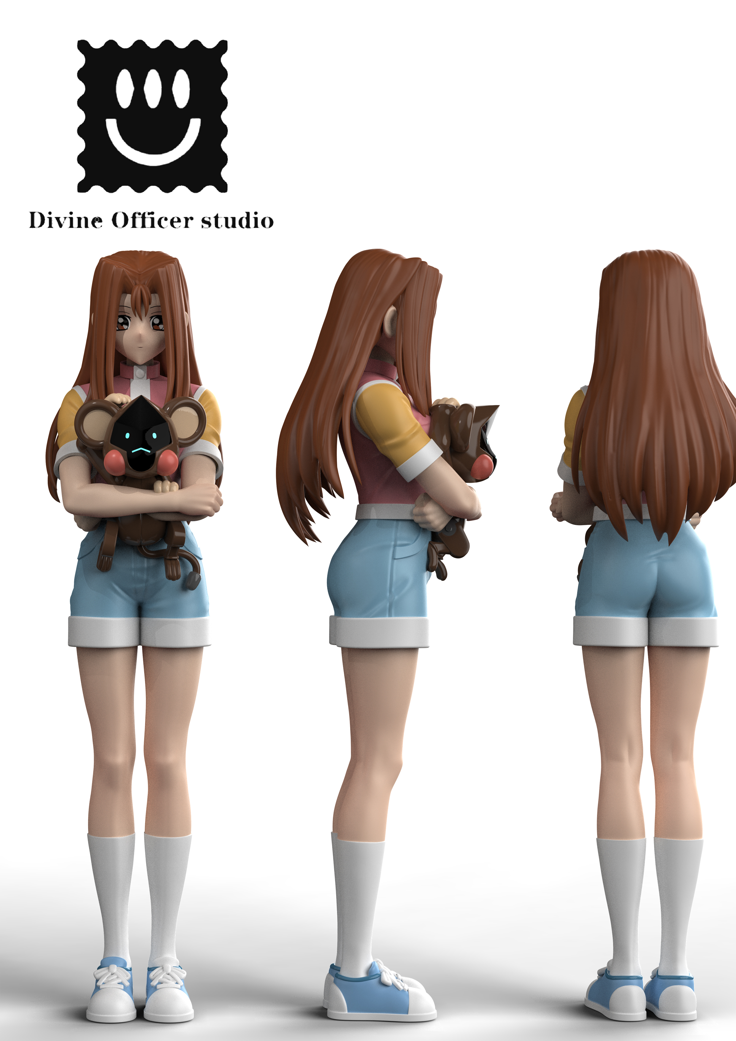 Divine Officer Studio - Yu-Gi-Oh Kawai Shizuka Statue(GK)