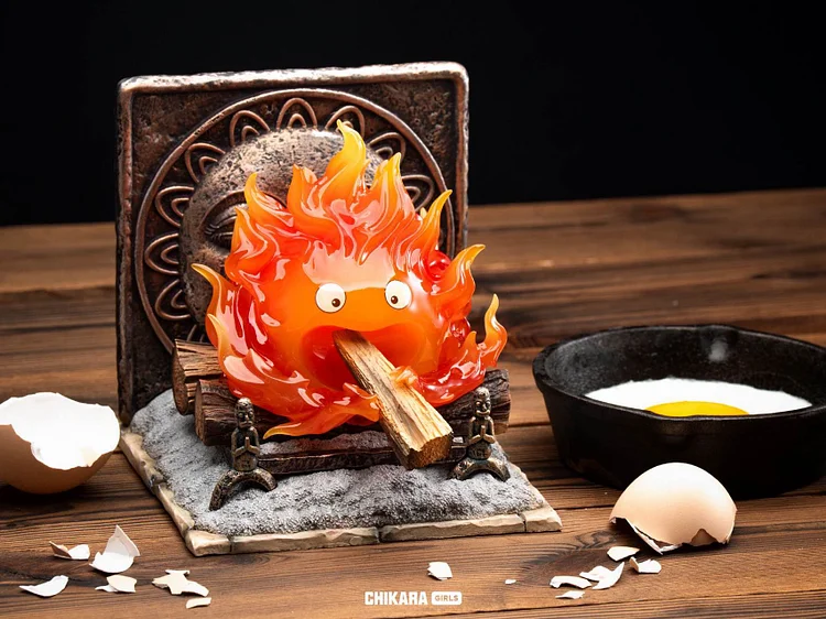 CHIKARA Studio - Howl's Moving Castle Calcifer with LED Statue(GK)