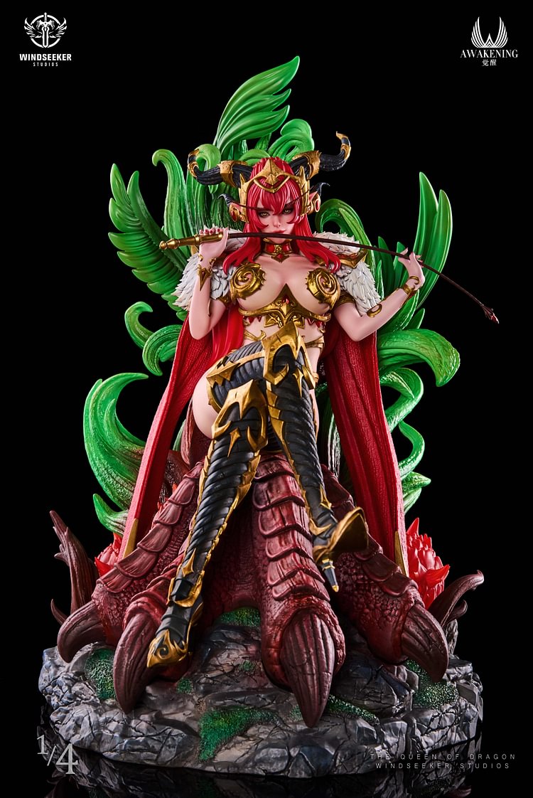 Windseeker Studio & Jue Xing Studio - Original Red Dragon Queen 1/4 Statue(GK) World of Warcraft-Statue Master
