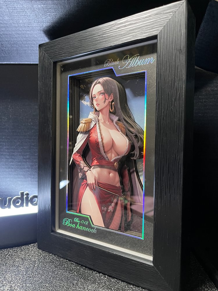 IN-STOCK Black Box Studio - One piece Decorative Frame of Boa Hancock Scene
