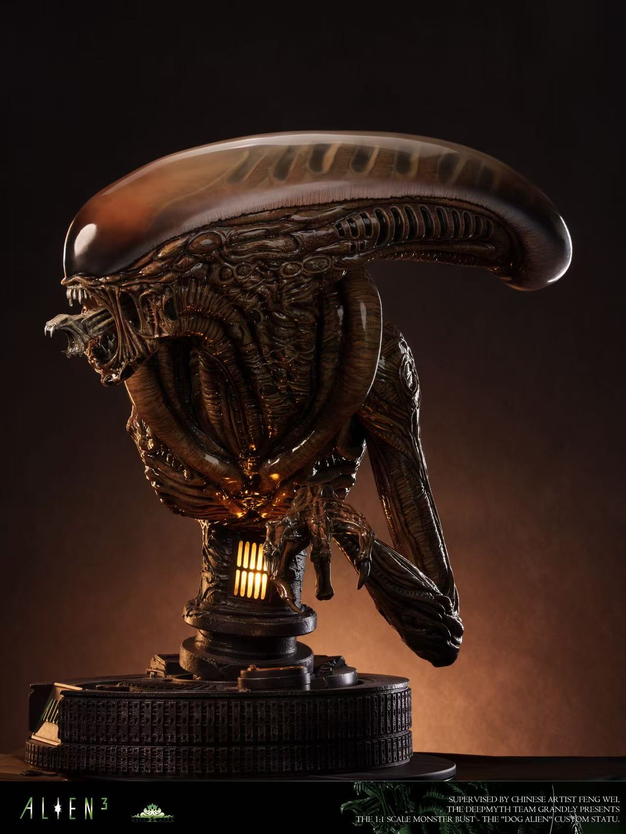  Deepmyth Studio Runner Alien Resin Statue Alien 3 Dog Alien GK Figure