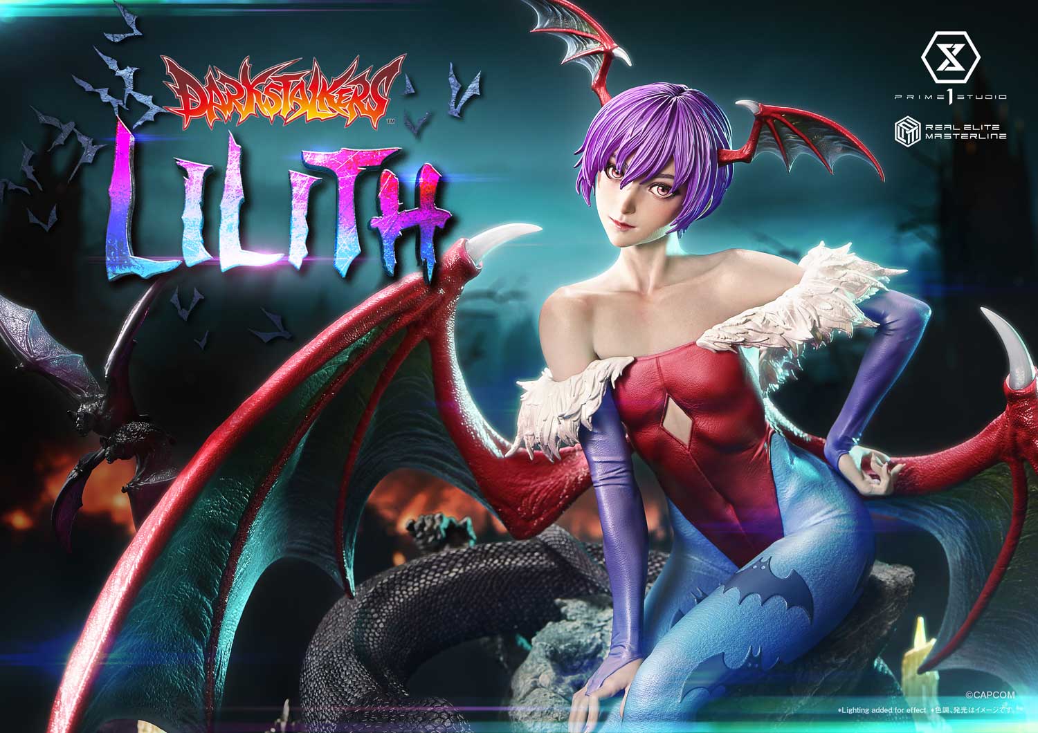 Prime 1 Studio - Real Elite Masterline Darkstalkers Lilith REMDKS-02 REMDKS-02S (Licensed) Action Figure