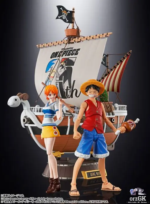 BANDAI SPIRITS - Chogokin Going Merry - ONE PIECE Anime 25th Anniversary Memorial edition- "ONE PIECE" Statue (Licensed)