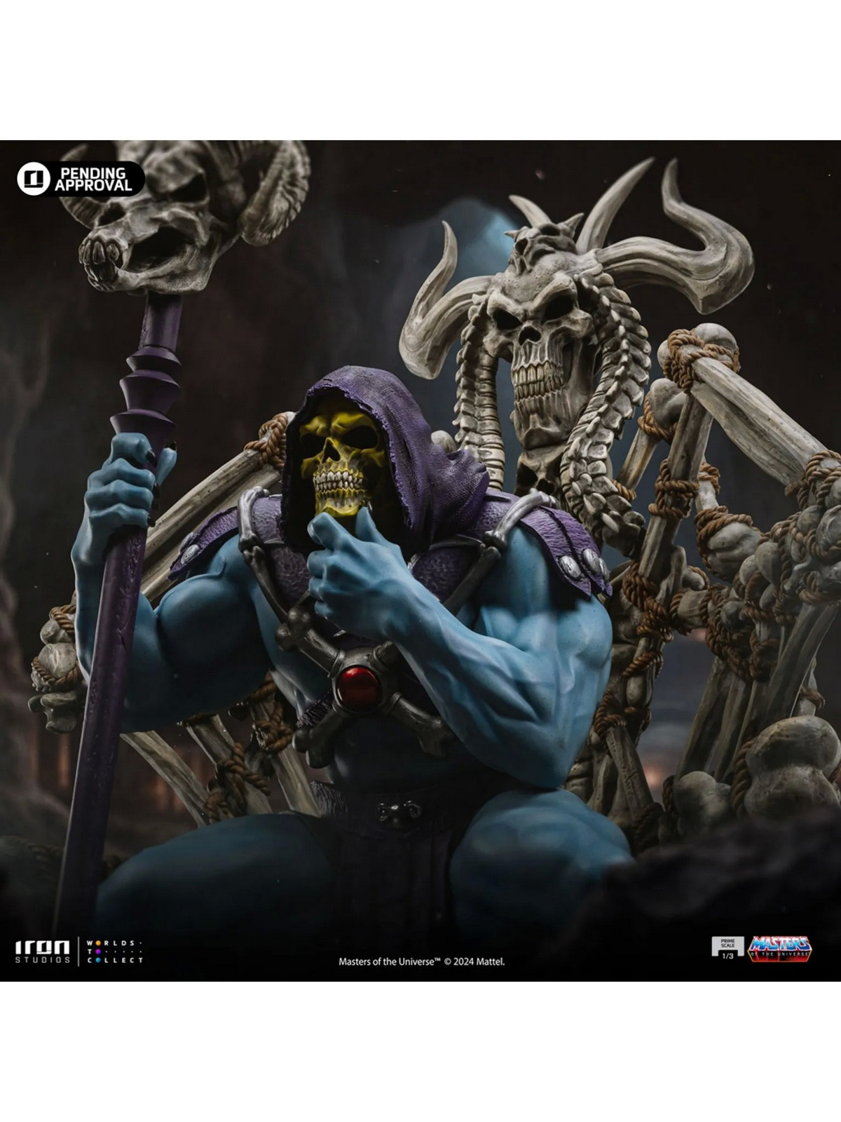 Iron Studio - Masters of the Universe Skeletor Statue (10th anniversary) HEMAN113324-14 (Licensed) 1/3 Statue(GK)-Statue Master