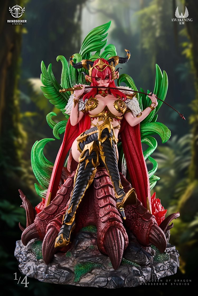 Windseeker Studio & Jue Xing Studio - Original Red Dragon Queen 1/4 Statue(GK) World of Warcraft-Statue Master