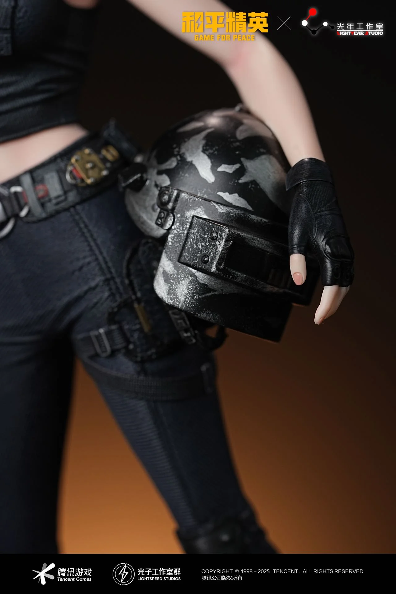 Light Year Studio & Game for Peace - star team Jili & Special Force Helmets Man Licensed Statue