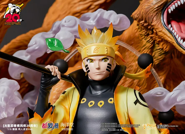 Duaim X kaiyodo - Naruto: Shippuden 20th Anniversary 1/6 Scale Statue - Naruto Growth Ver. (Licensed) Statue 