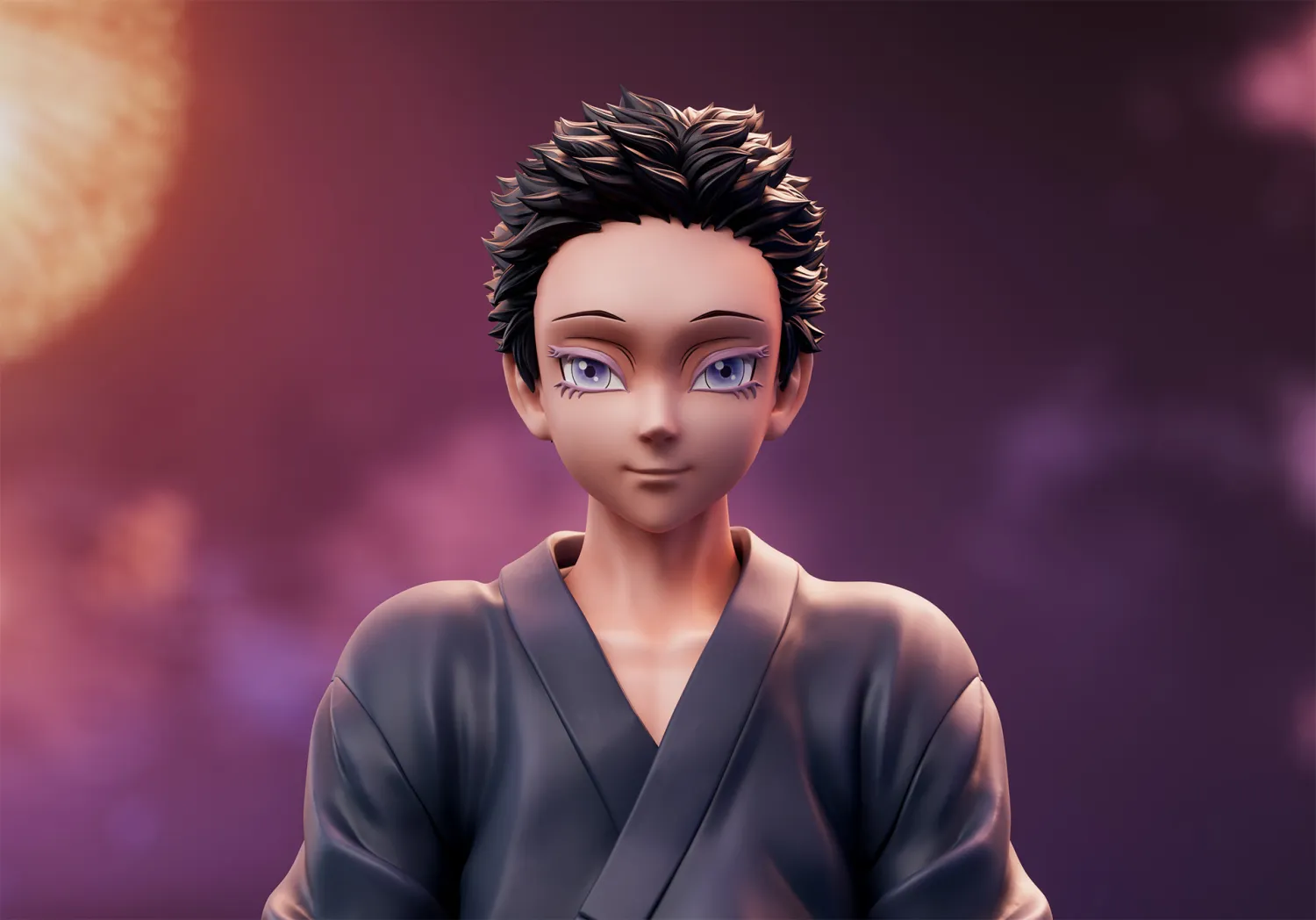 WAWA Studio - Demon Slayer Akaza & Koyuki Statue