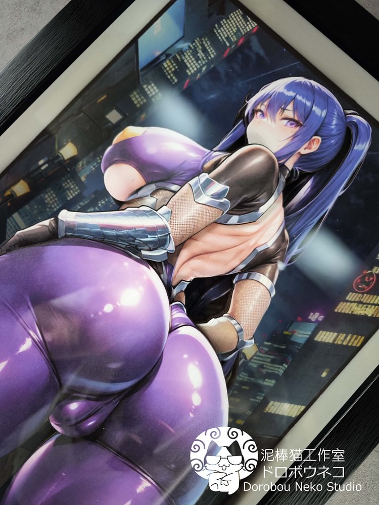 PRE-ORDER Dorobou Neko Studio - Taimanin Asgi - DSHT-003 Decorative Painting of Akiyama Rinko Scene (Adult 18+)-Statue Master