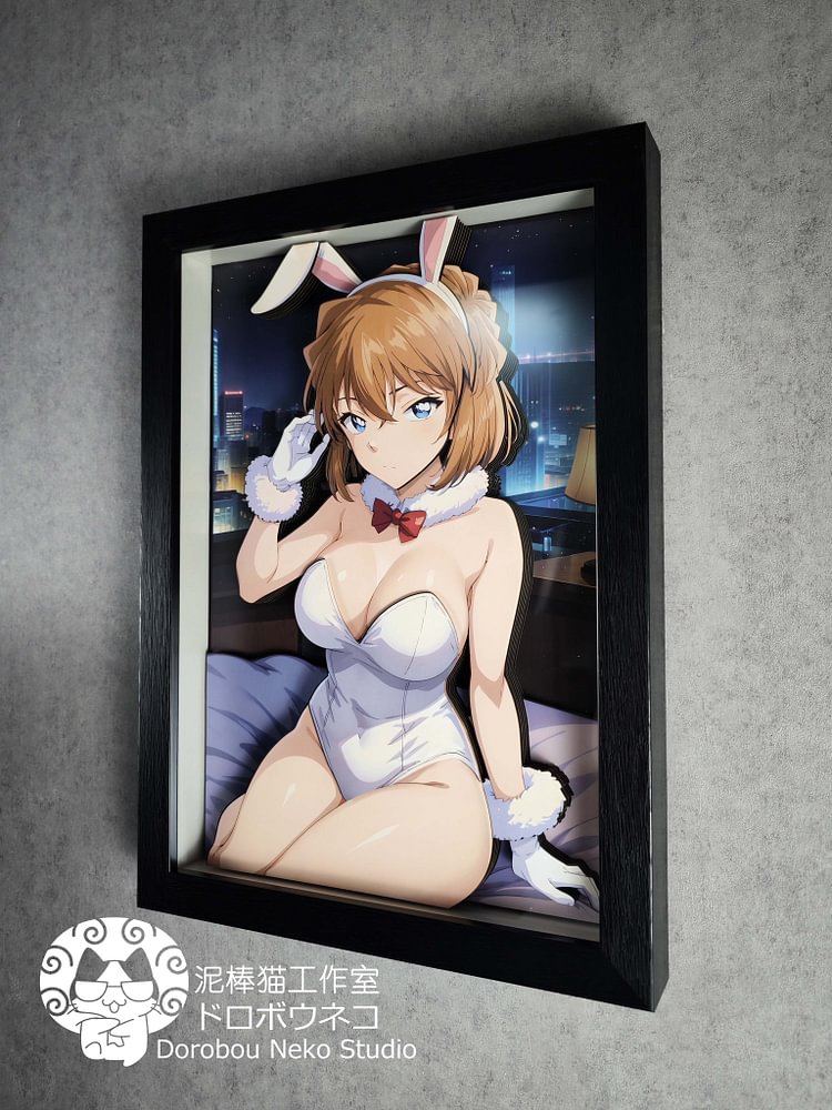 IN-STOCK Dorobou Neko Studio - Detective Conan - DSMG-041 Decorative Painting of Bunny Girl Haibara Ai Scene (Adult 18+)-Statue Master