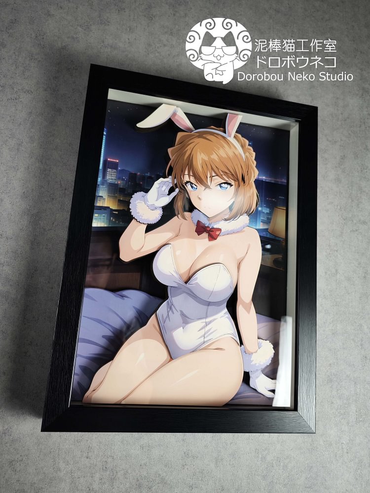 IN-STOCK Dorobou Neko Studio - Detective Conan - DSMG-041 Decorative Painting of Bunny Girl Haibara Ai Scene (Adult 18+)-Statue Master