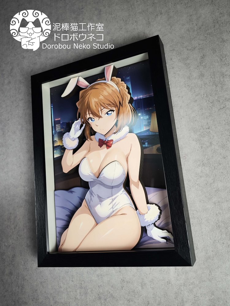 IN-STOCK Dorobou Neko Studio - Detective Conan - DSMG-041 Decorative Painting of Bunny Girl Haibara Ai Scene (Adult 18+)-Statue Master