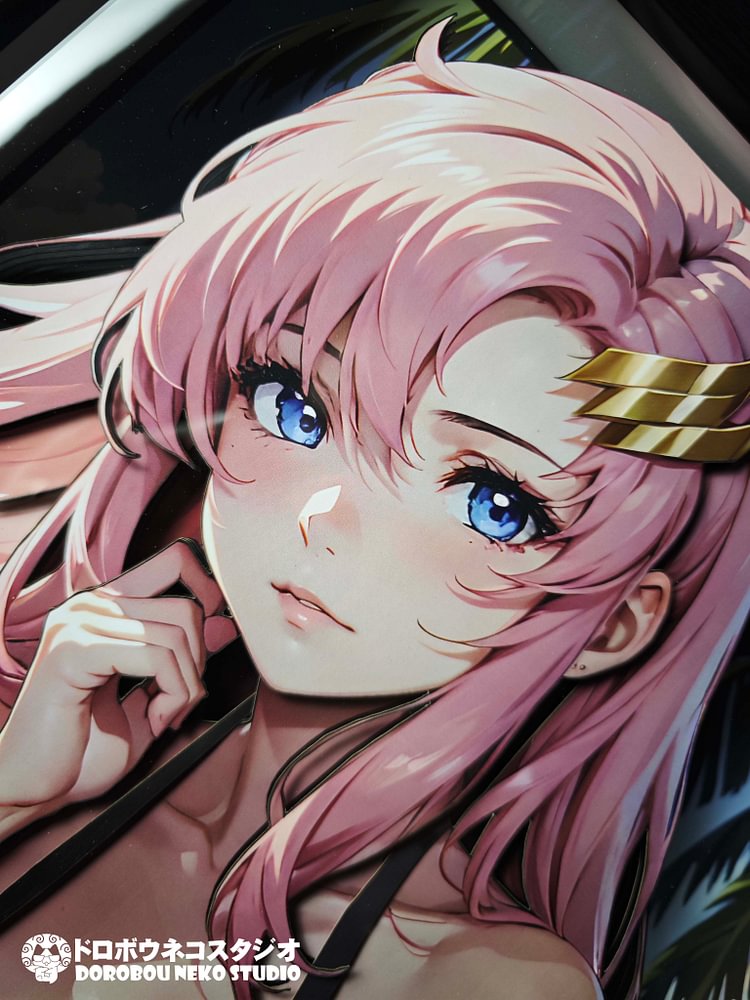 Dorobou Neko Studio - Gundam Seed - DSMG-083 Decorative Painting of Lacus Clyne Scene (Adult 18+)