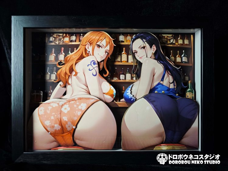 Dorobou Neko Studio - Final Fantasy - DSMP-003 Decorative Painting of Alice & Tifa Scene (Adult 18+)