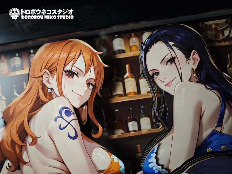 Dorobou Neko Studio - Final Fantasy - DSMP-003 Decorative Painting of Alice & Tifa Scene (Adult 18+)