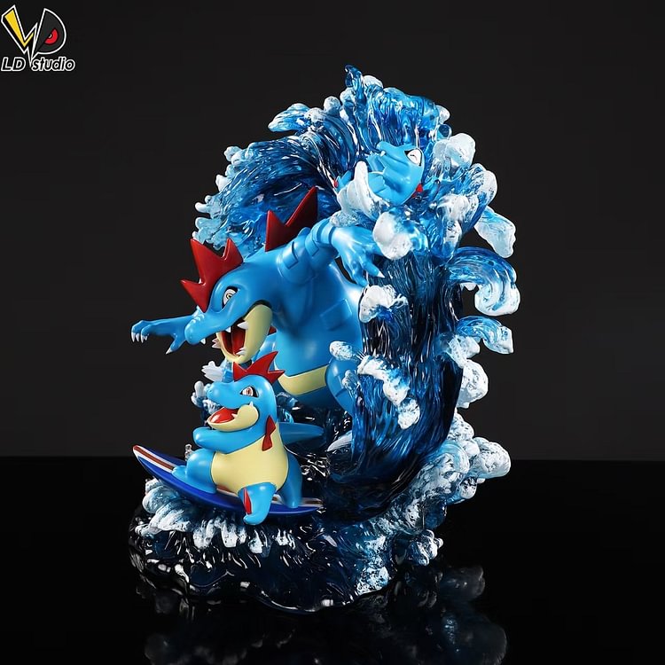 LD Studio - Pokémon Feraligatr Evolution Group Statue(GK)