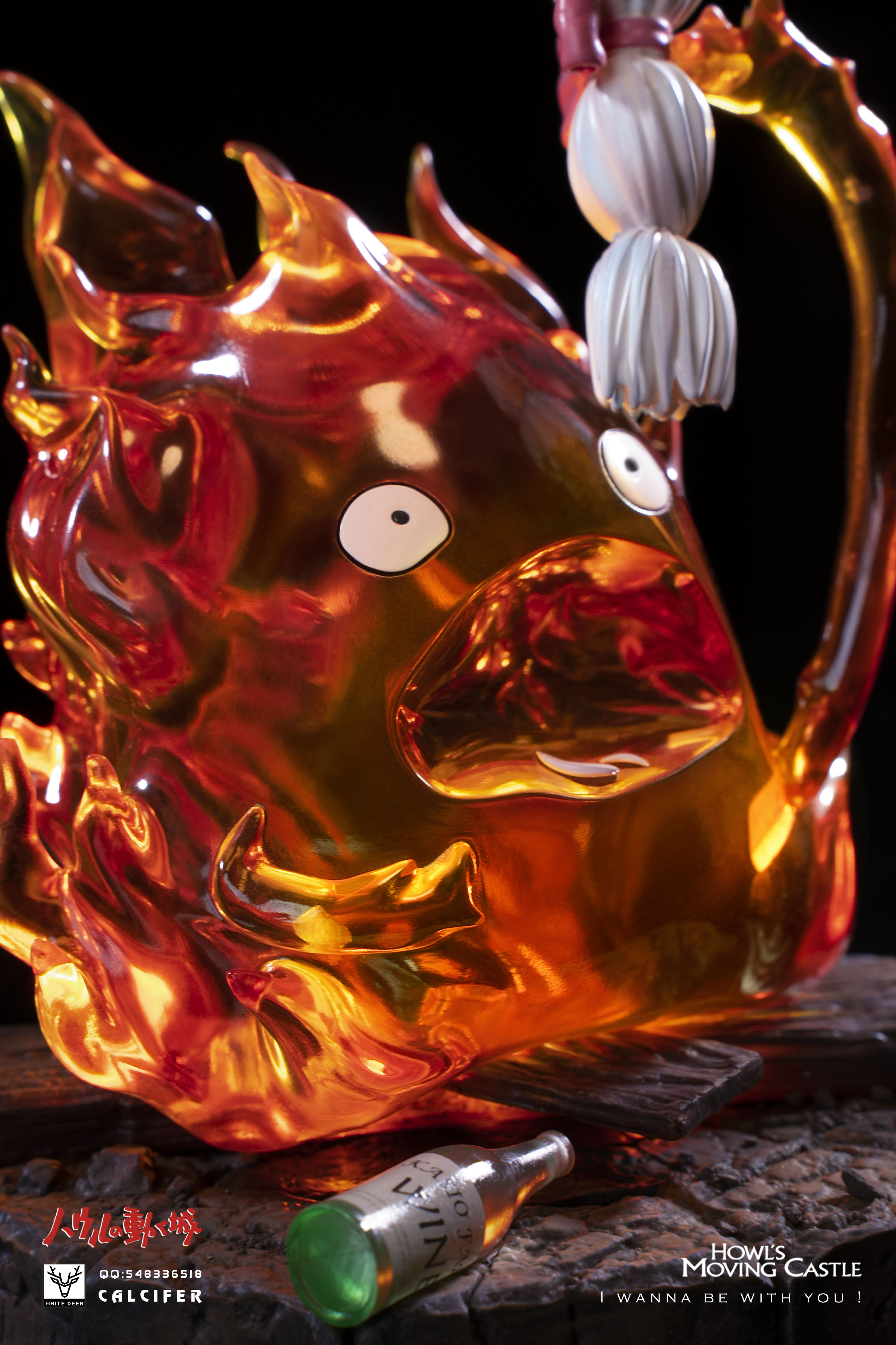 White Deer Studio - Howl's Moving Castle Calcifer Statue(GK)