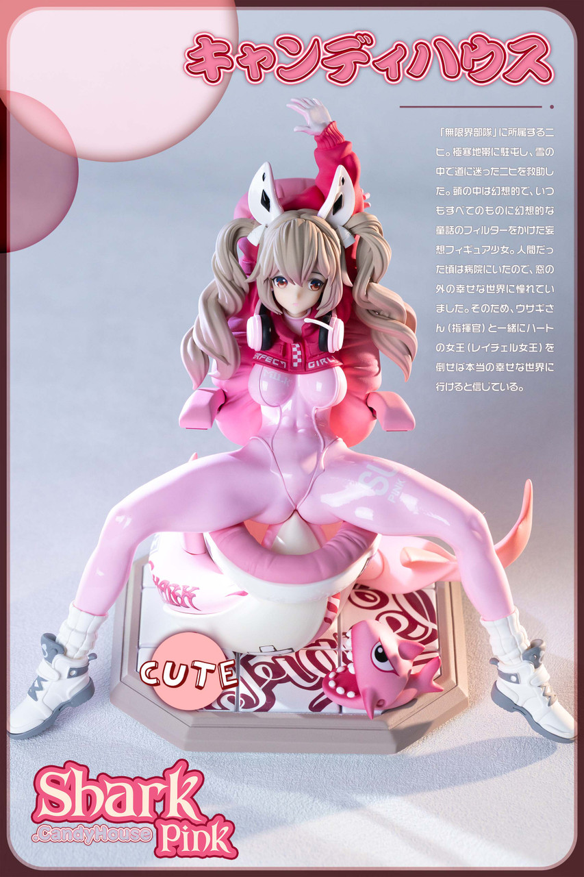 Candy House Studio - Pink Shark girl Alice 1/6 Statue(GK) (Adult 18+)
