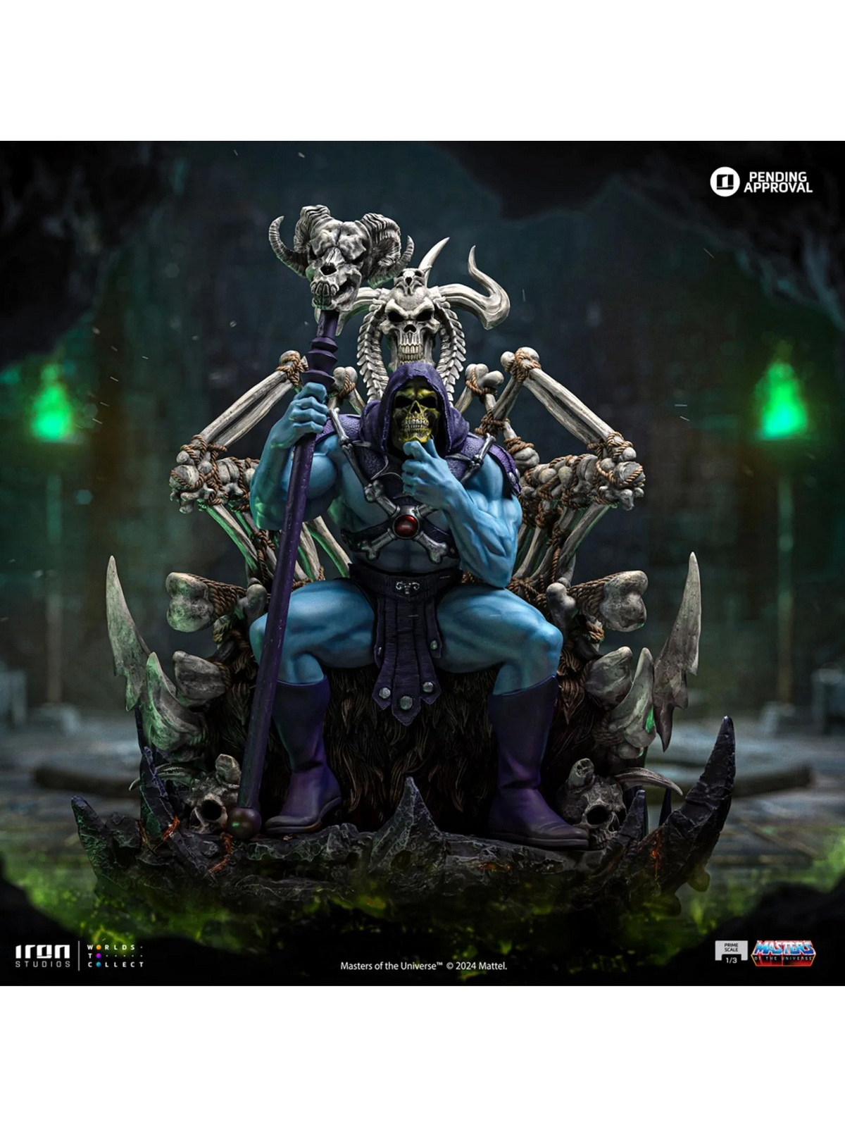 Iron Studio - Masters of the Universe Skeletor Statue (10th anniversary) HEMAN113324-14 (Licensed) 1/3 Statue(GK)-Statue Master