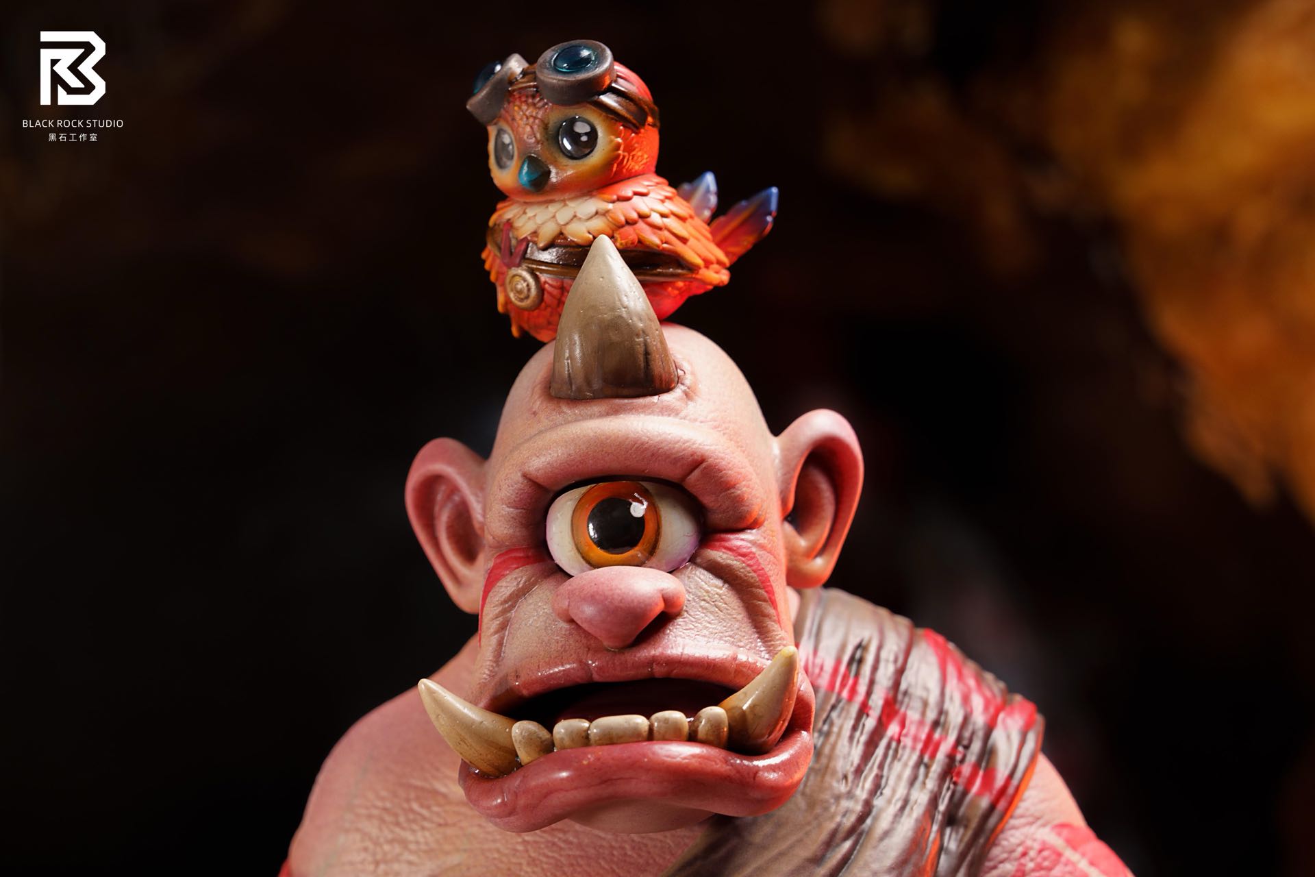 BR Studio Gryphon X Observer X Ogre Chibi Figure World of Warcraft