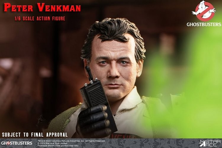 STAR ACE Toys - Ghostbusters 1/6 scale Collectible Action Figure series Peter Venkman SA0151 & Winston Zeddemore SA0154 (Licensed)-Statue Master